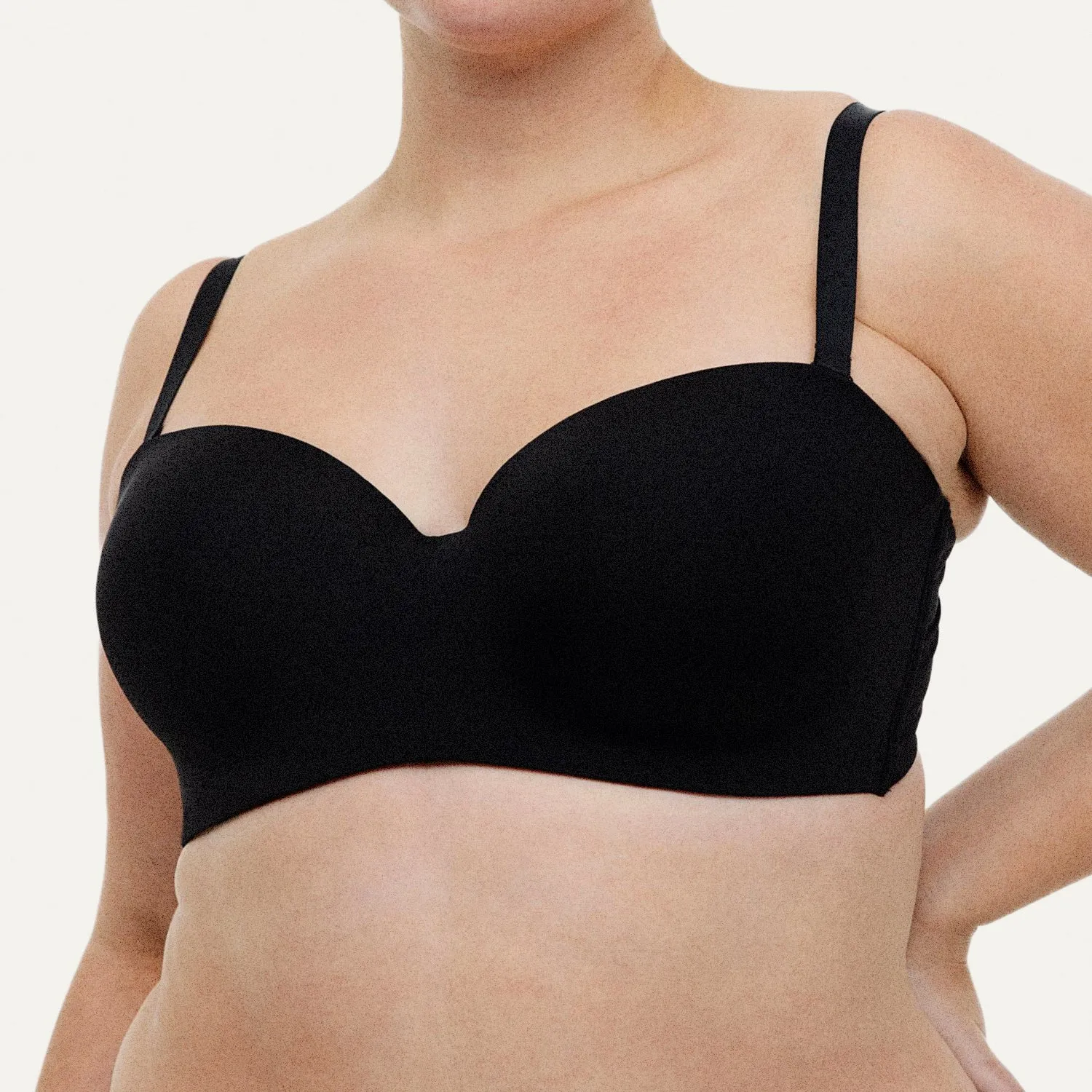 17-Padded Microfiber Balconette Bra