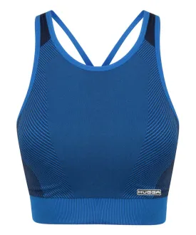 351TL seamless panelled crop top