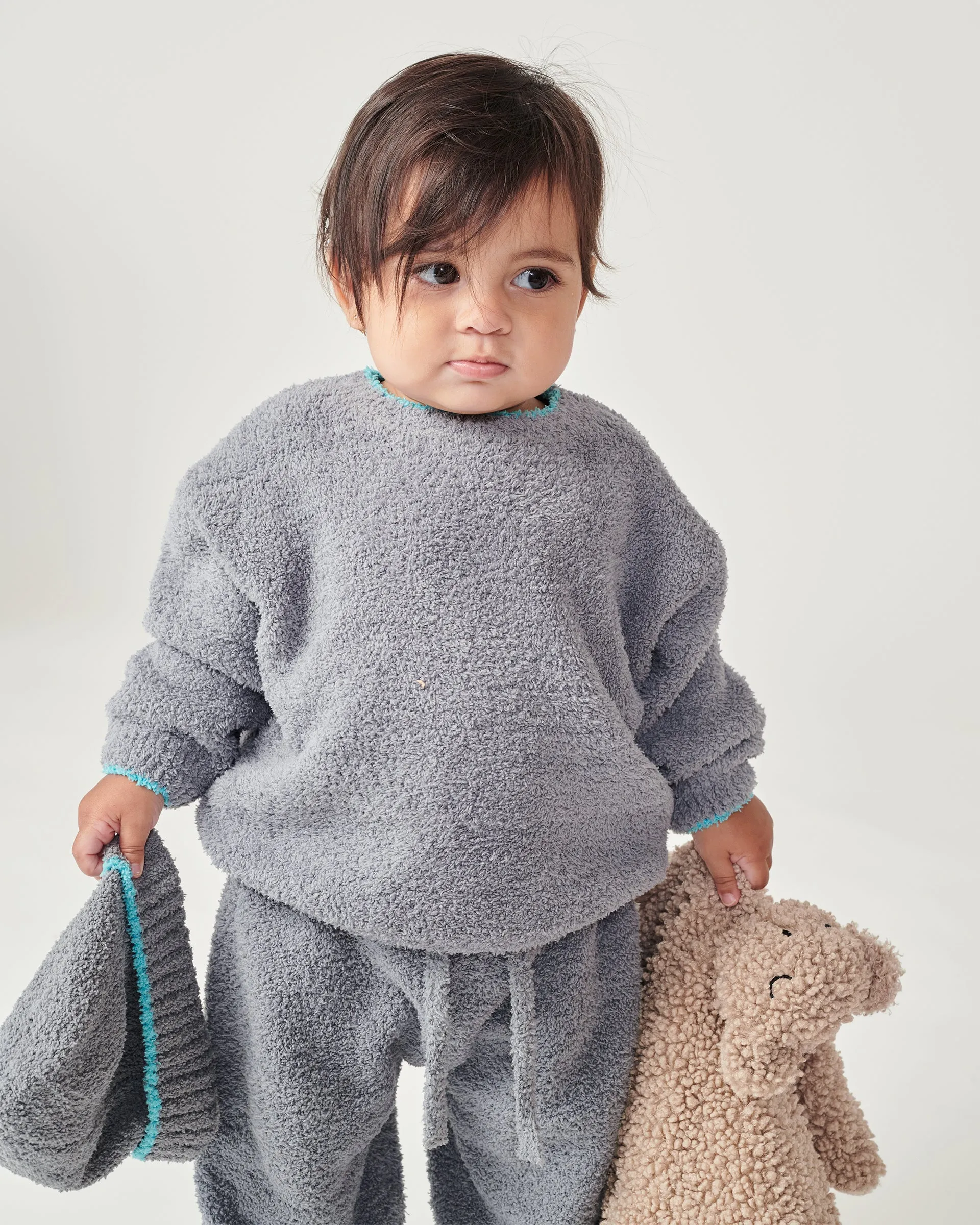 7 A.M. Enfant Fuzzy Lounge Pants - Gris