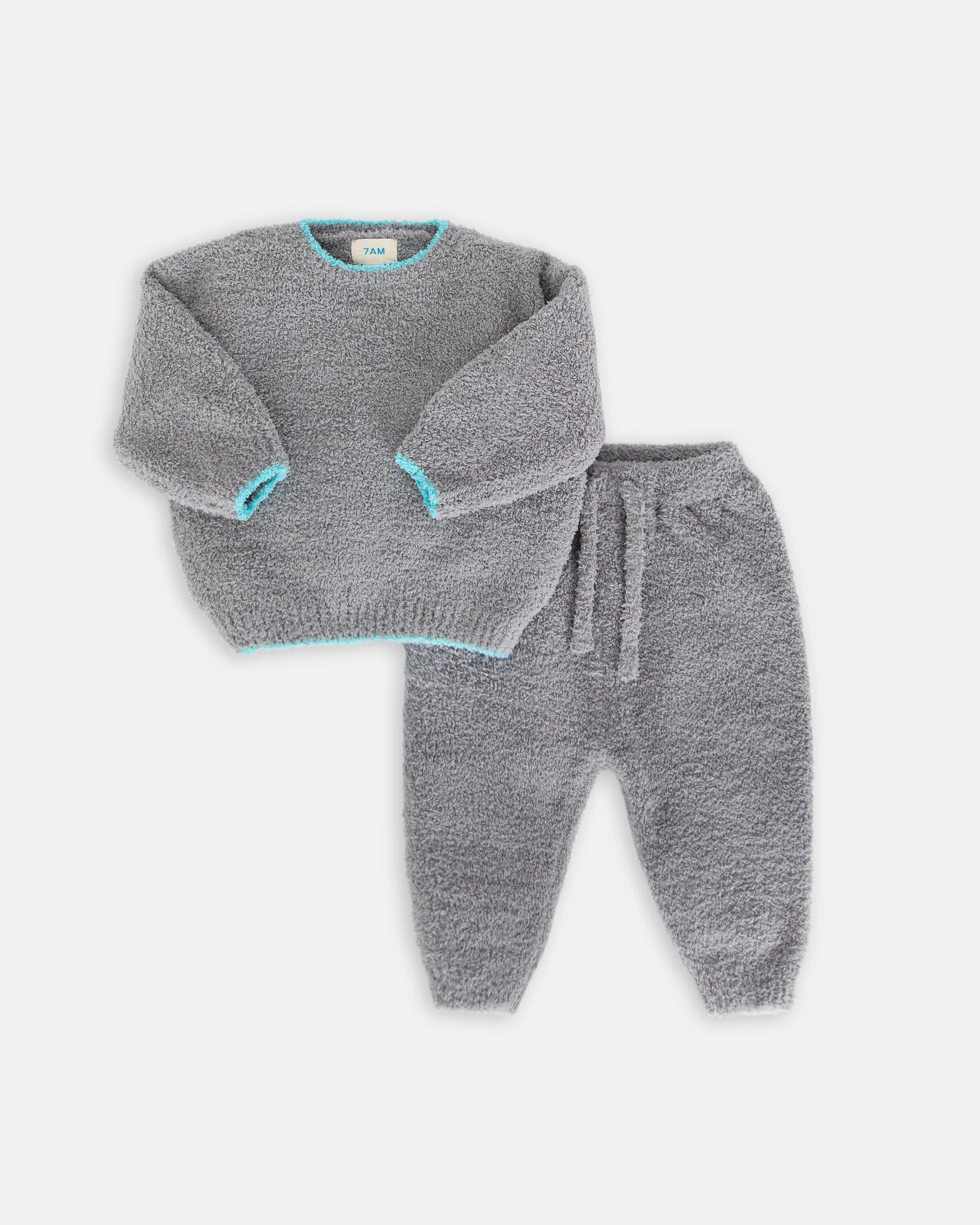 7 A.M. Enfant Fuzzy Lounge Pants - Gris