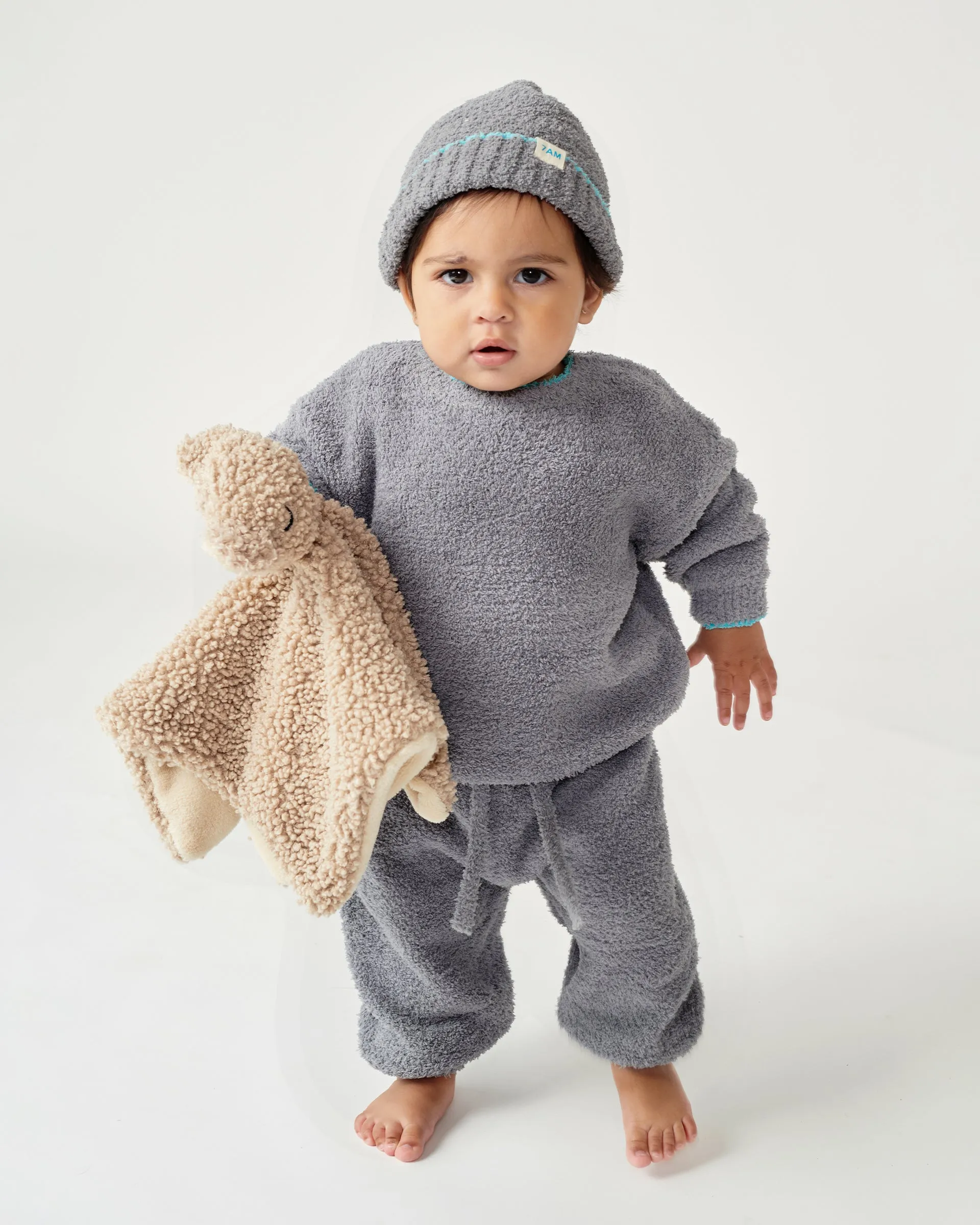 7 A.M. Enfant Fuzzy Lounge Pants - Gris