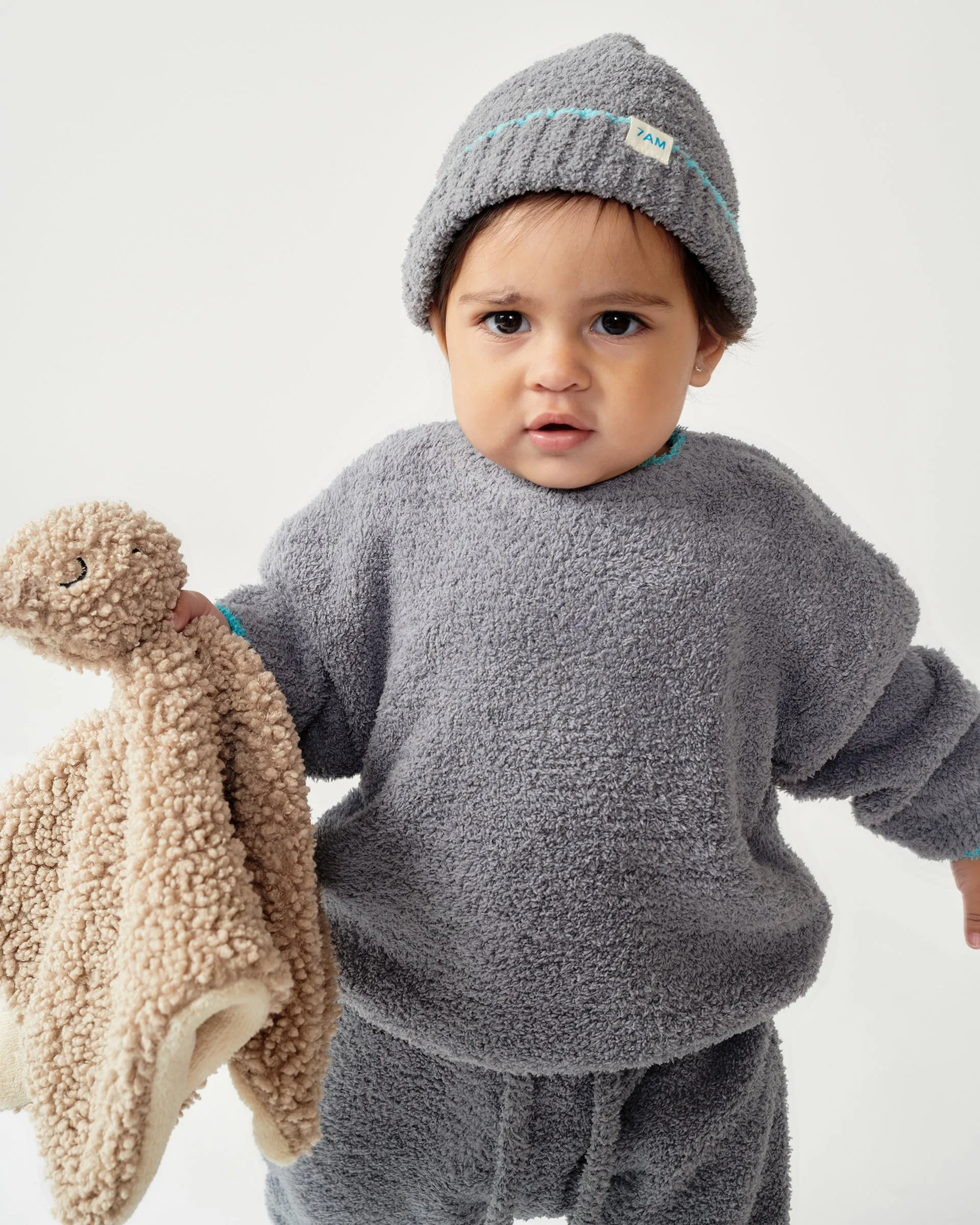 7 A.M. Enfant Fuzzy Lounge Pants - Gris