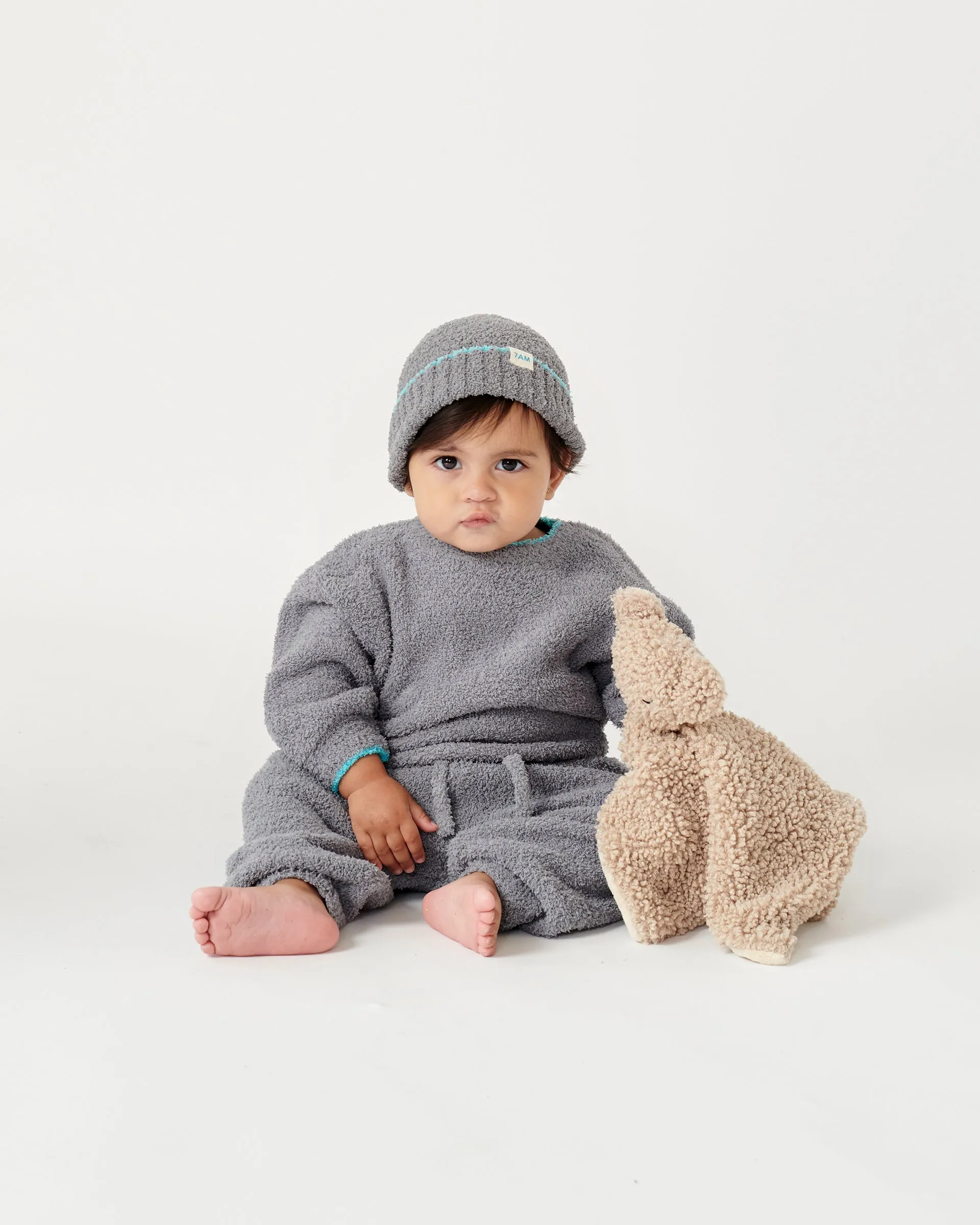 7 A.M. Enfant Fuzzy Lounge Pants - Gris