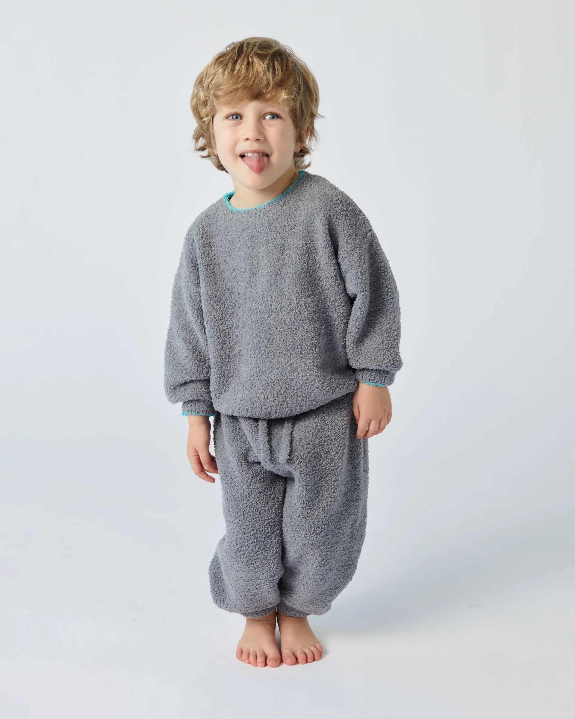 7 A.M. Enfant Fuzzy Lounge Pants - Gris