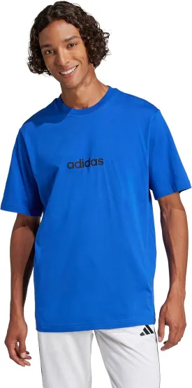 adidas Men's Essentials Linear Single Jersey T-Shirt
