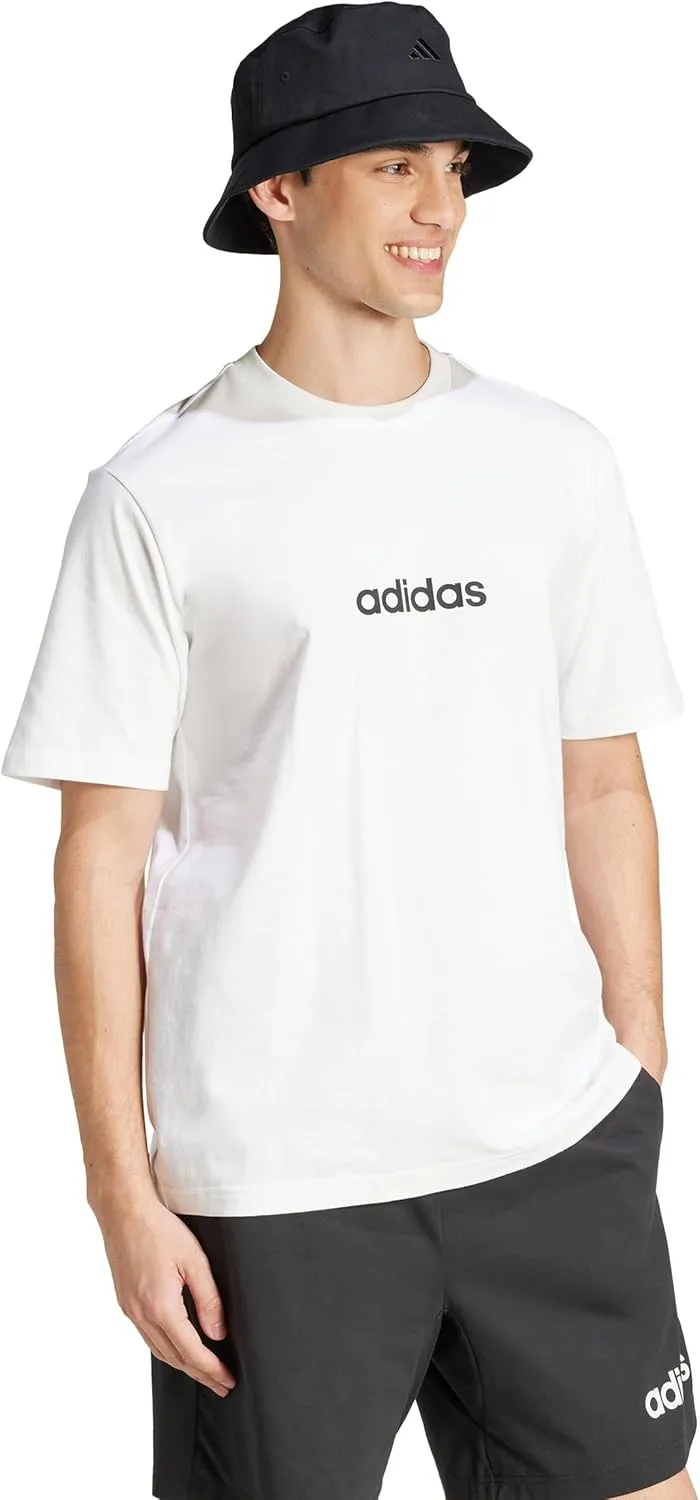 adidas Men's Essentials Linear Single Jersey T-Shirt