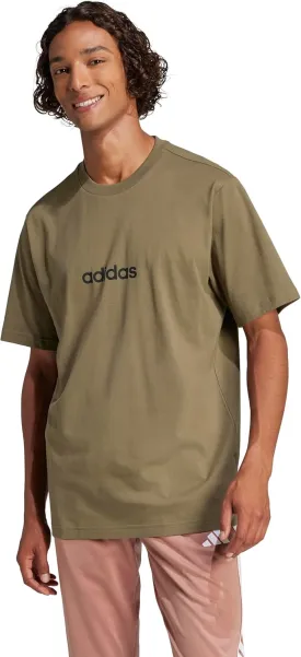 adidas Men's Essentials Linear Single Jersey T-Shirt