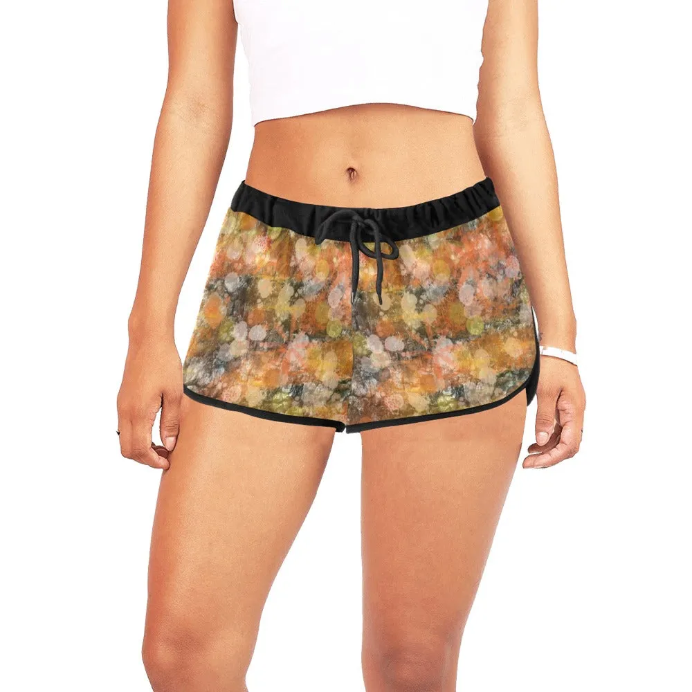 Autumn Tones Drawstring Shorts up to 2 XL