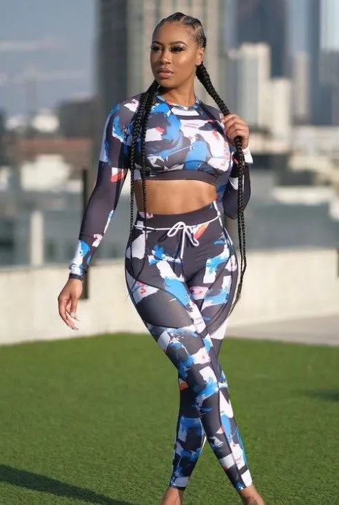 Bad Ting Two Piece Set - Black