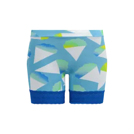 FeelFree Lace Long Boyshort | Snow Cone