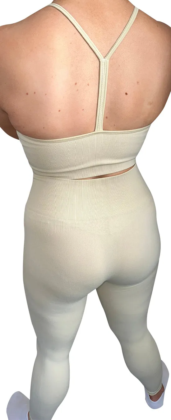 Flex seamless legging and sports bra set