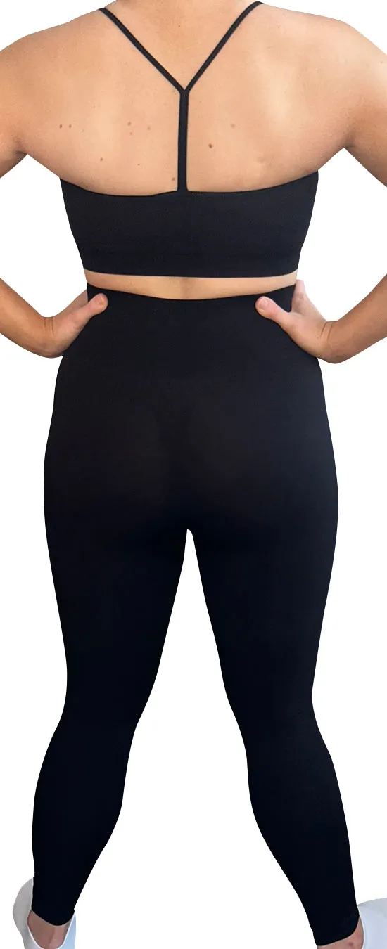 Flex seamless legging and sports bra set