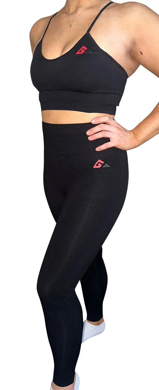 Flex seamless legging and sports bra set
