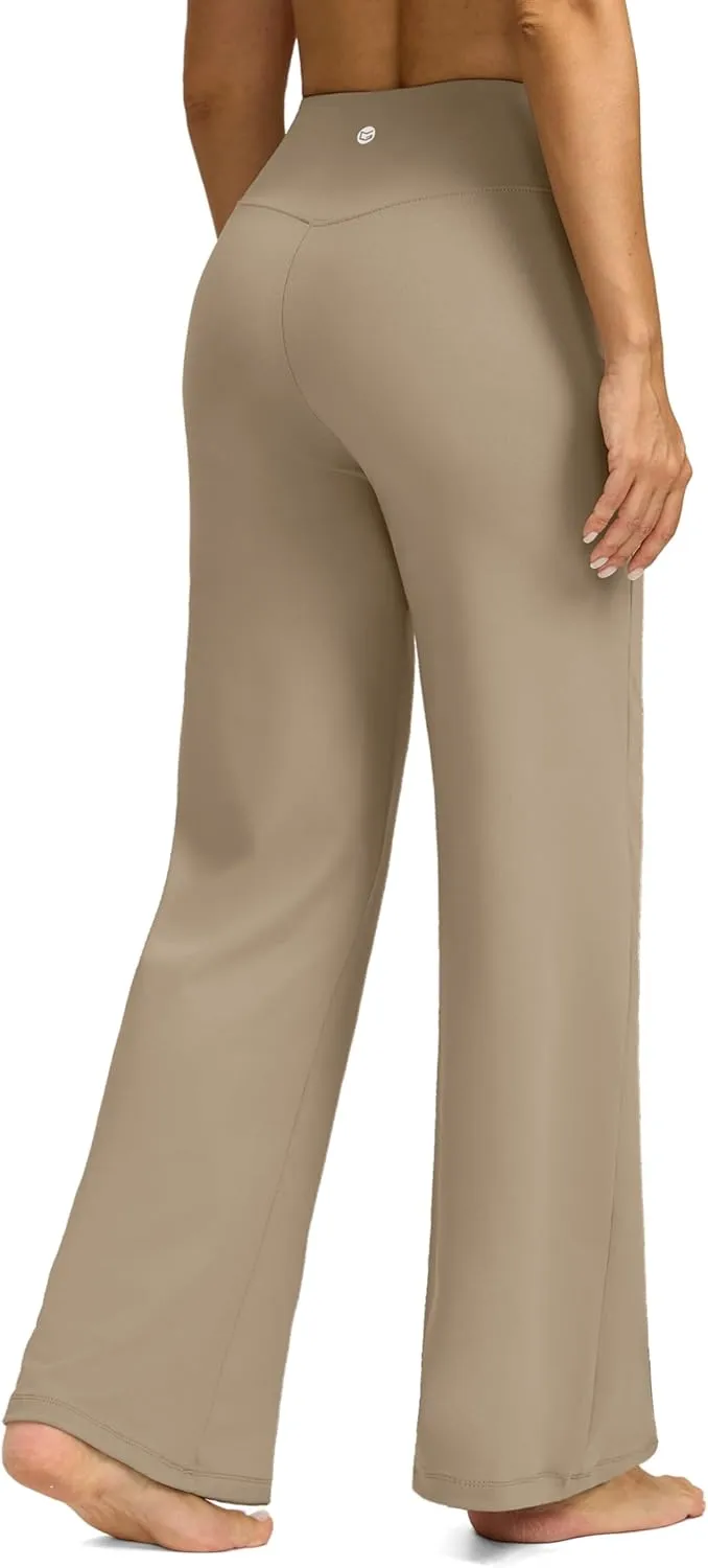 G Gradual Yoga Pants Women Wide Leg Dress Pants with Pockets High Waist Stretch Petite/Regular/Tall Casual Sweatpants Women