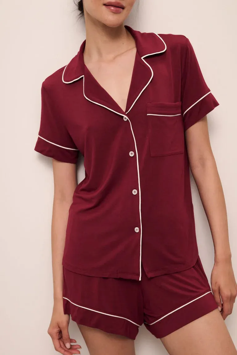 Gisele TENCEL™ Modal Relaxed Short PJ Set | Cabernet