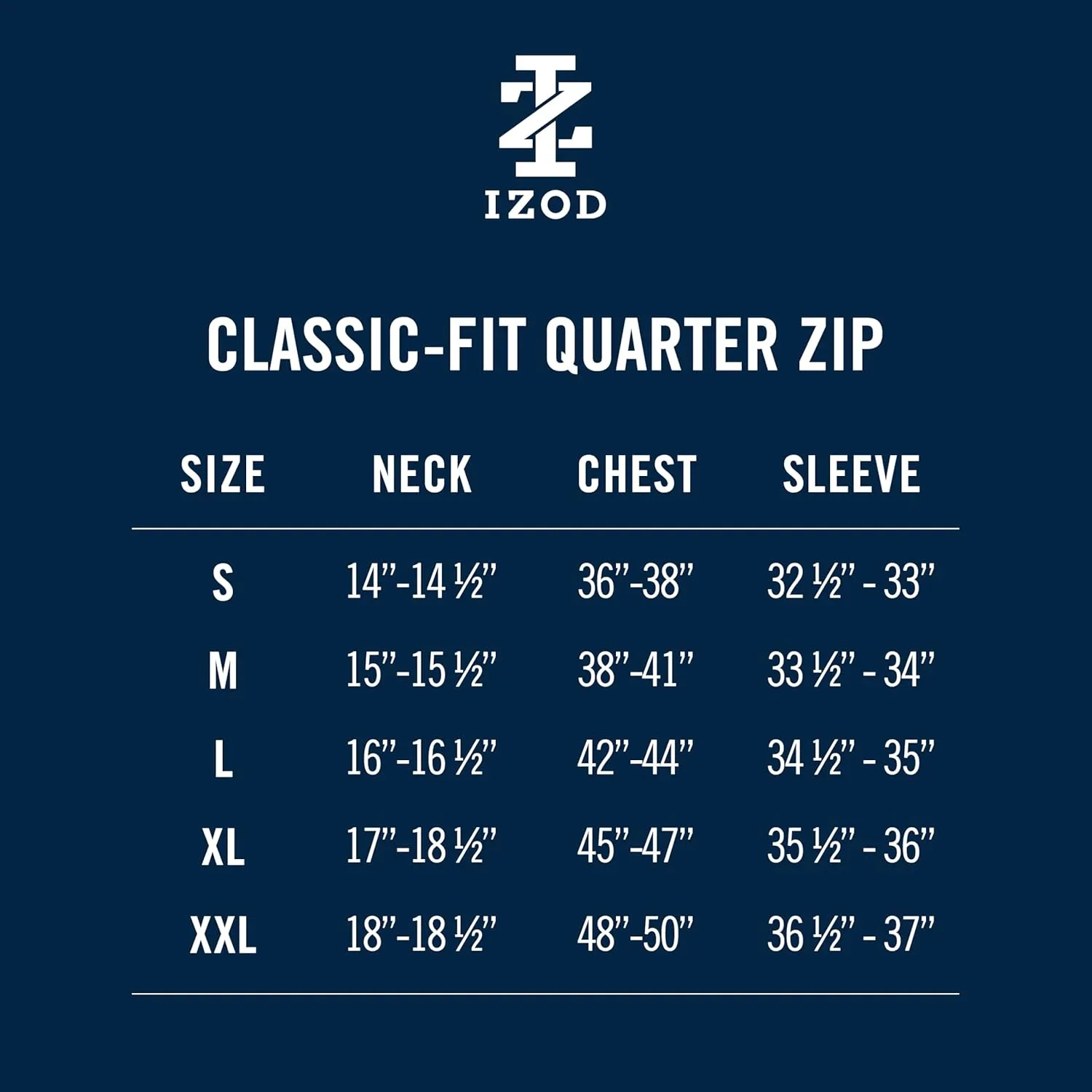 IZOD Men's Performance Comfort Quarter Zip Long Sleeve Shirt