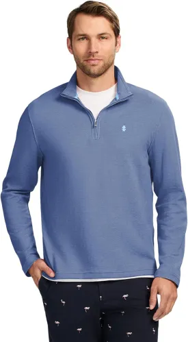 IZOD Men's Performance Comfort Quarter Zip Long Sleeve Shirt