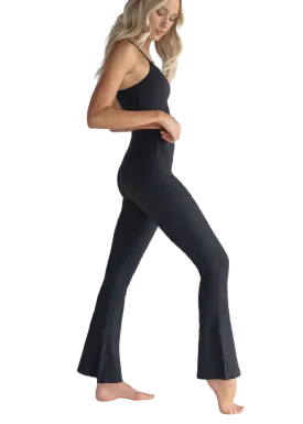 Leelo Sculpt Flare Leggings - Black