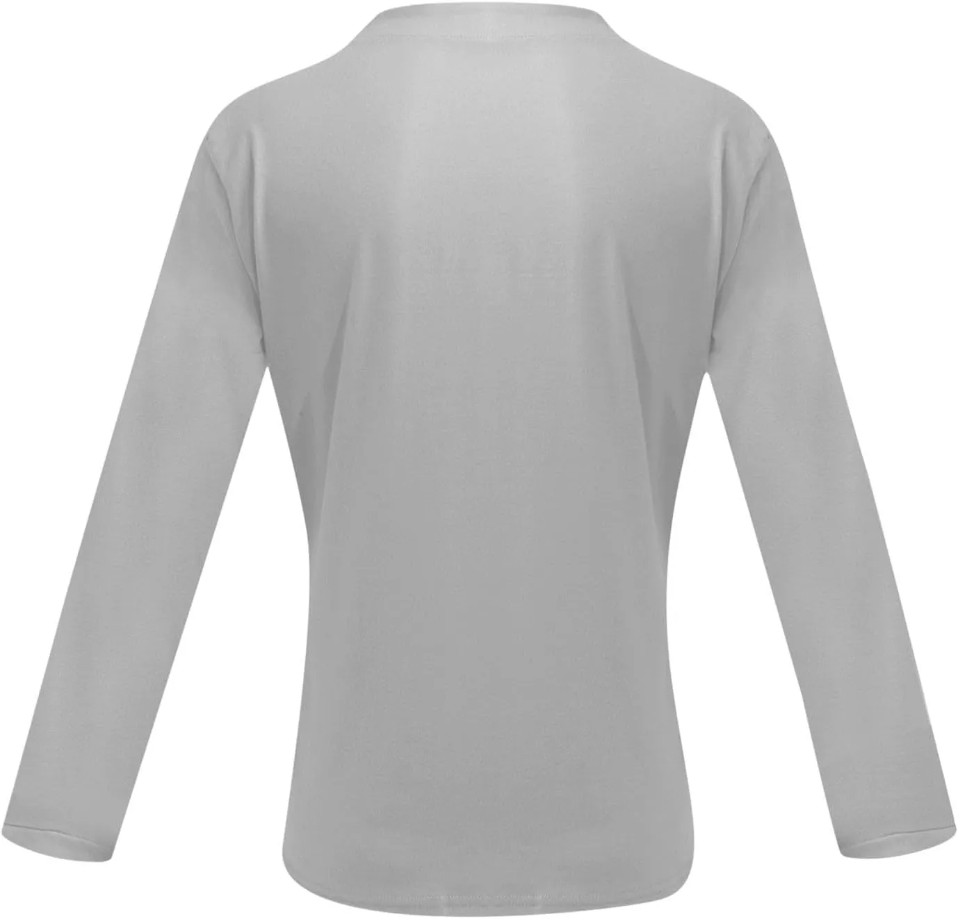 Long Sleeve T Shirt Men Big and Tall Oversized V Neck Fall Shirts Baggy Solid Shirts Big and Tall Fall Tshirts