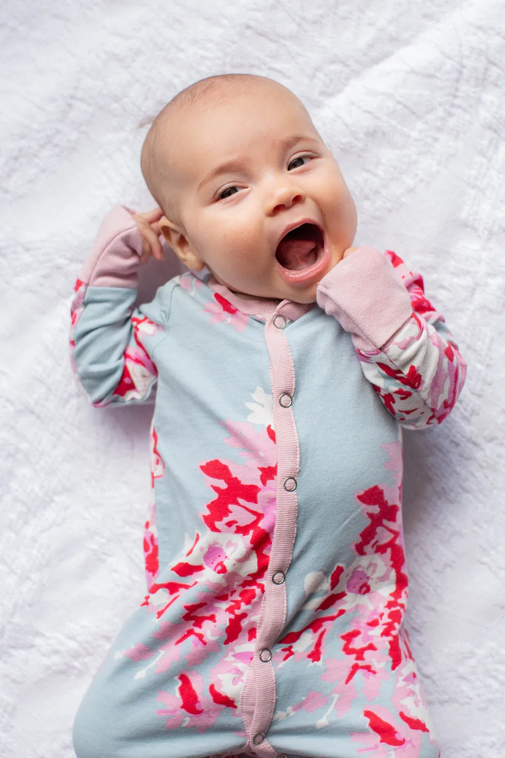 Mae Baby One Piece Footed Romper