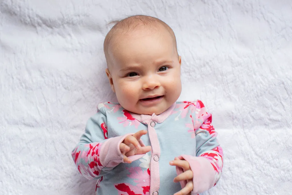 Mae Baby One Piece Footed Romper