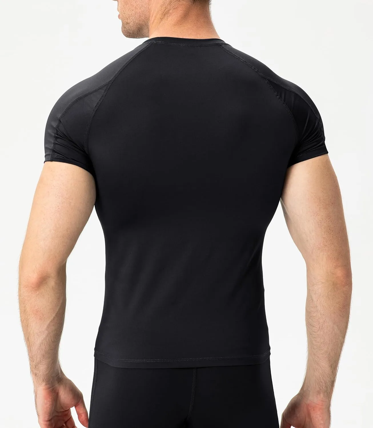 Men's Compression Shirts Short Sleeve Workout Shirt Cool Dry Undershirts Baselayer Sports T Shirts Gym Running Tops