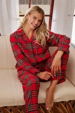 Plaid Pajama Set