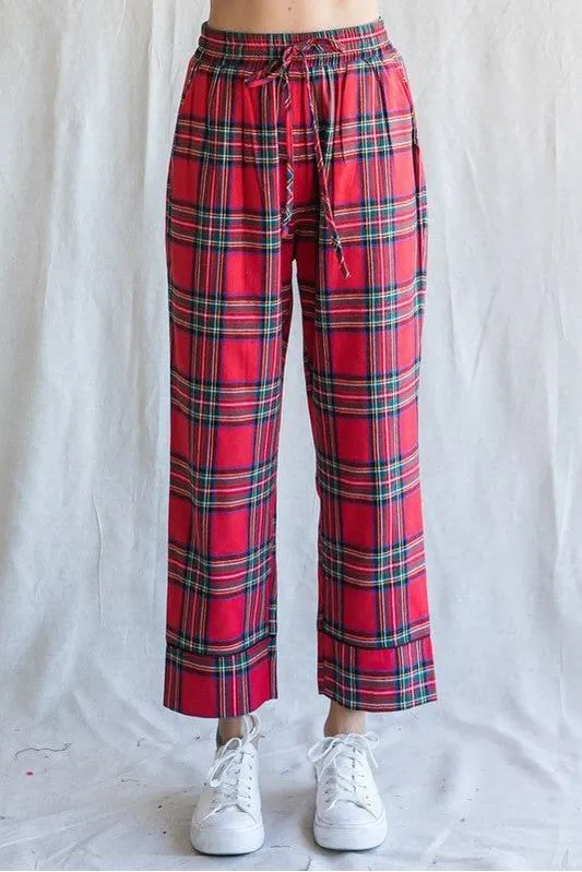Plaid Pajama Set