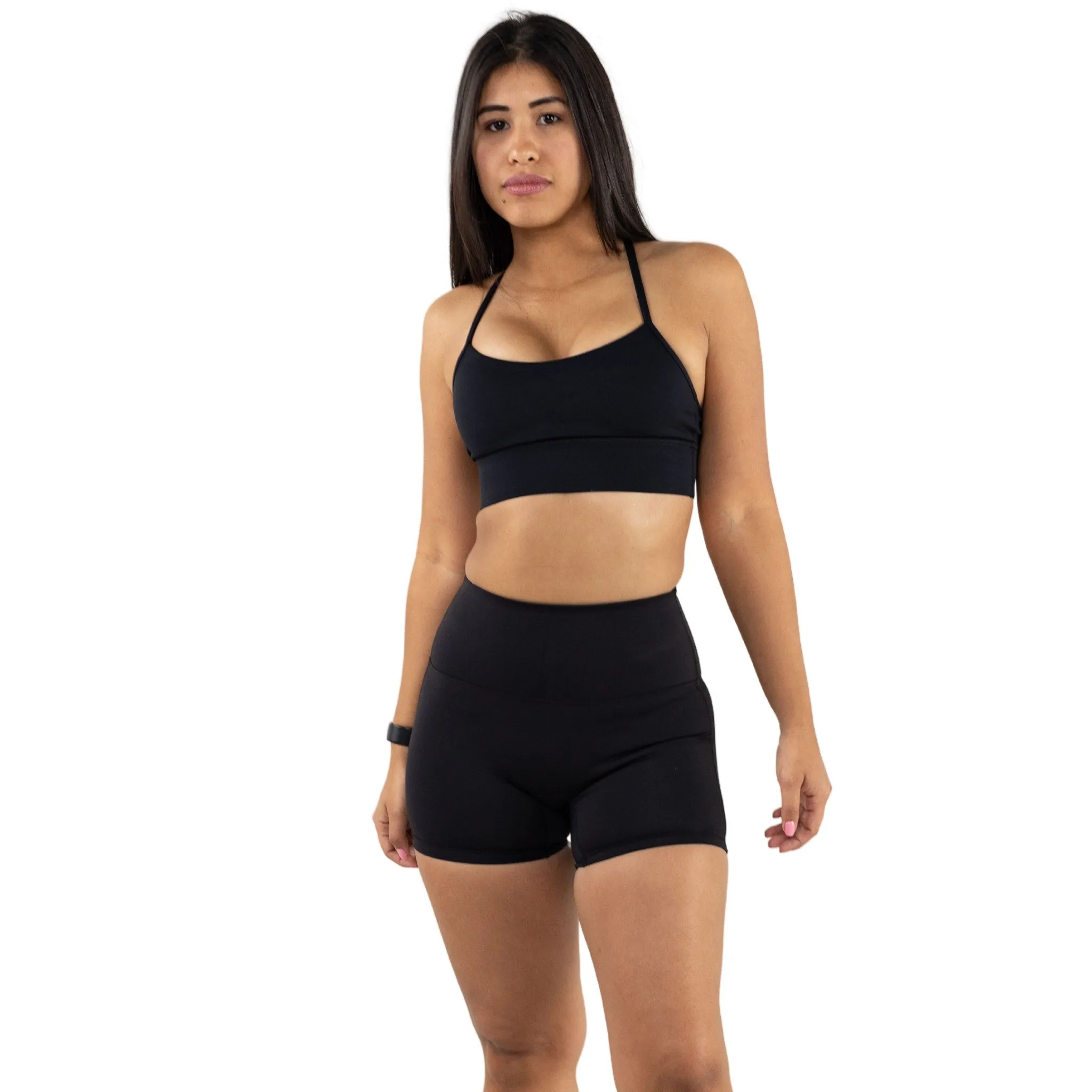 RACER BACK SPORTS BRA - MIDNIGHT