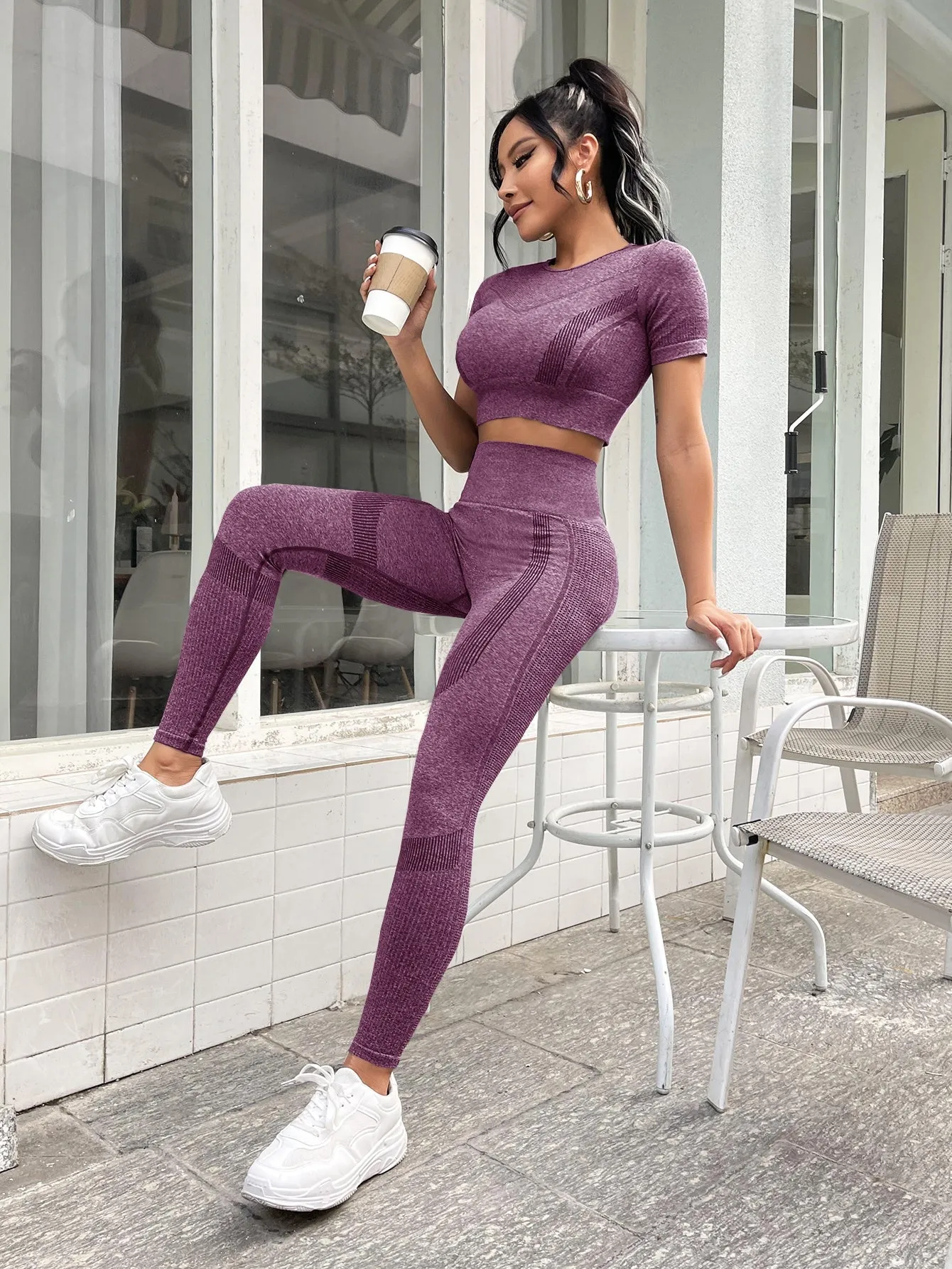 Seamless High Stretch Yoga Set SS24