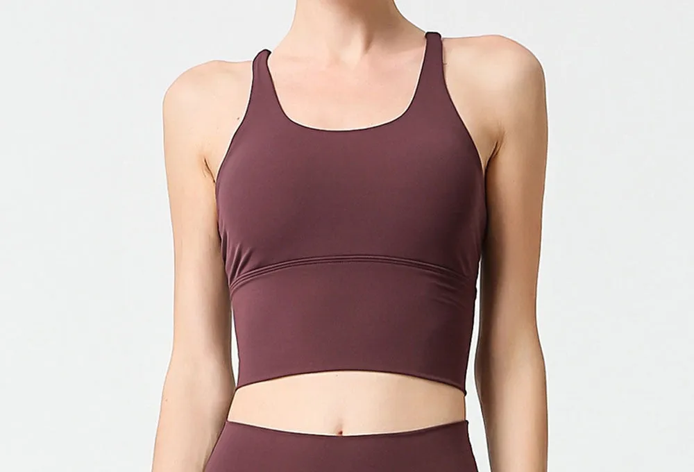Seamless Yoga Set Yoga Top/Bra High Waist Leggings