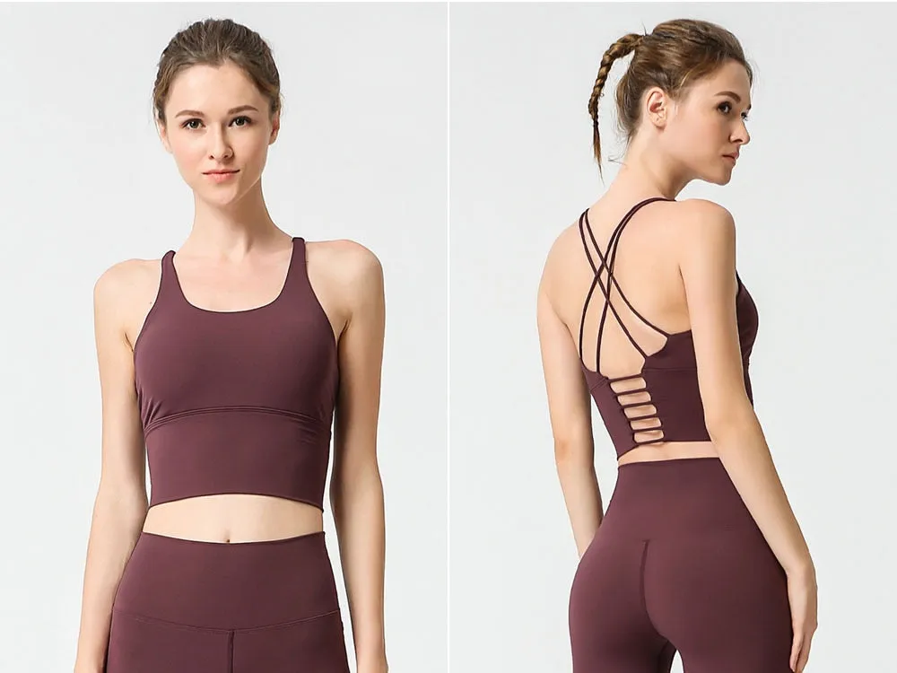 Seamless Yoga Set Yoga Top/Bra High Waist Leggings