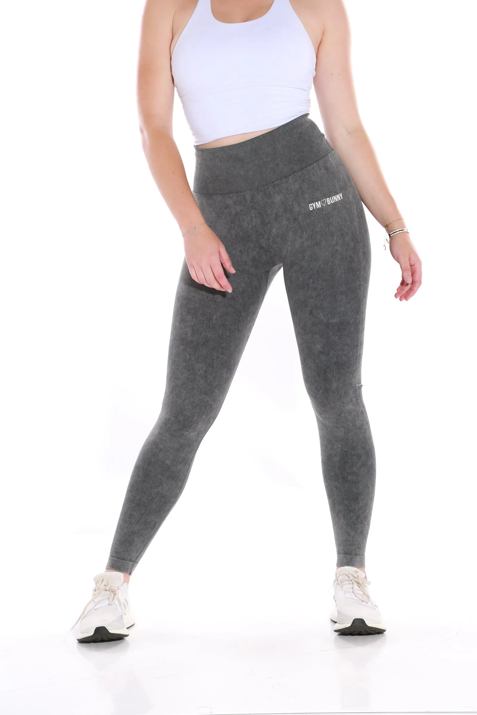 Shapewear Gym Bunny Summer Scrunch leggings -Black stone