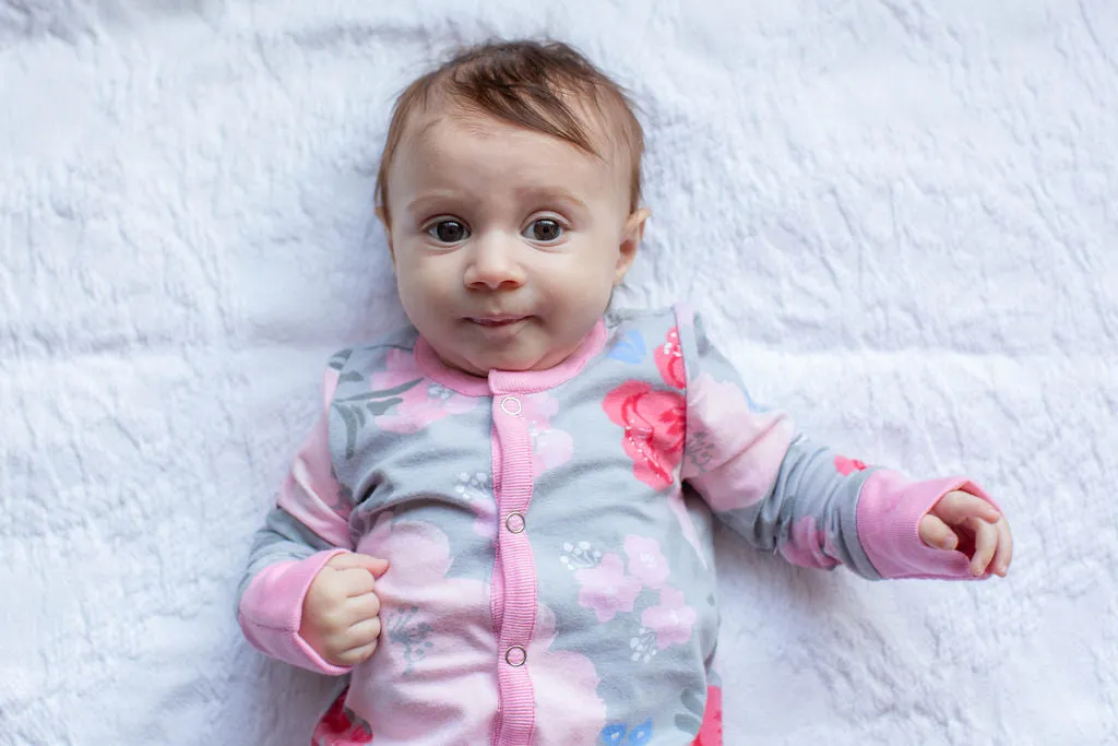 Sophie Baby One Piece Footed Romper