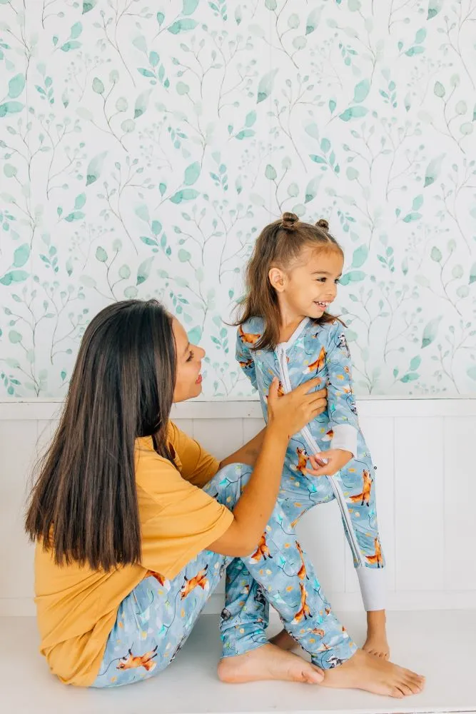 Stormy Skies Zip Romper
