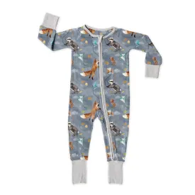 Stormy Skies Zip Romper
