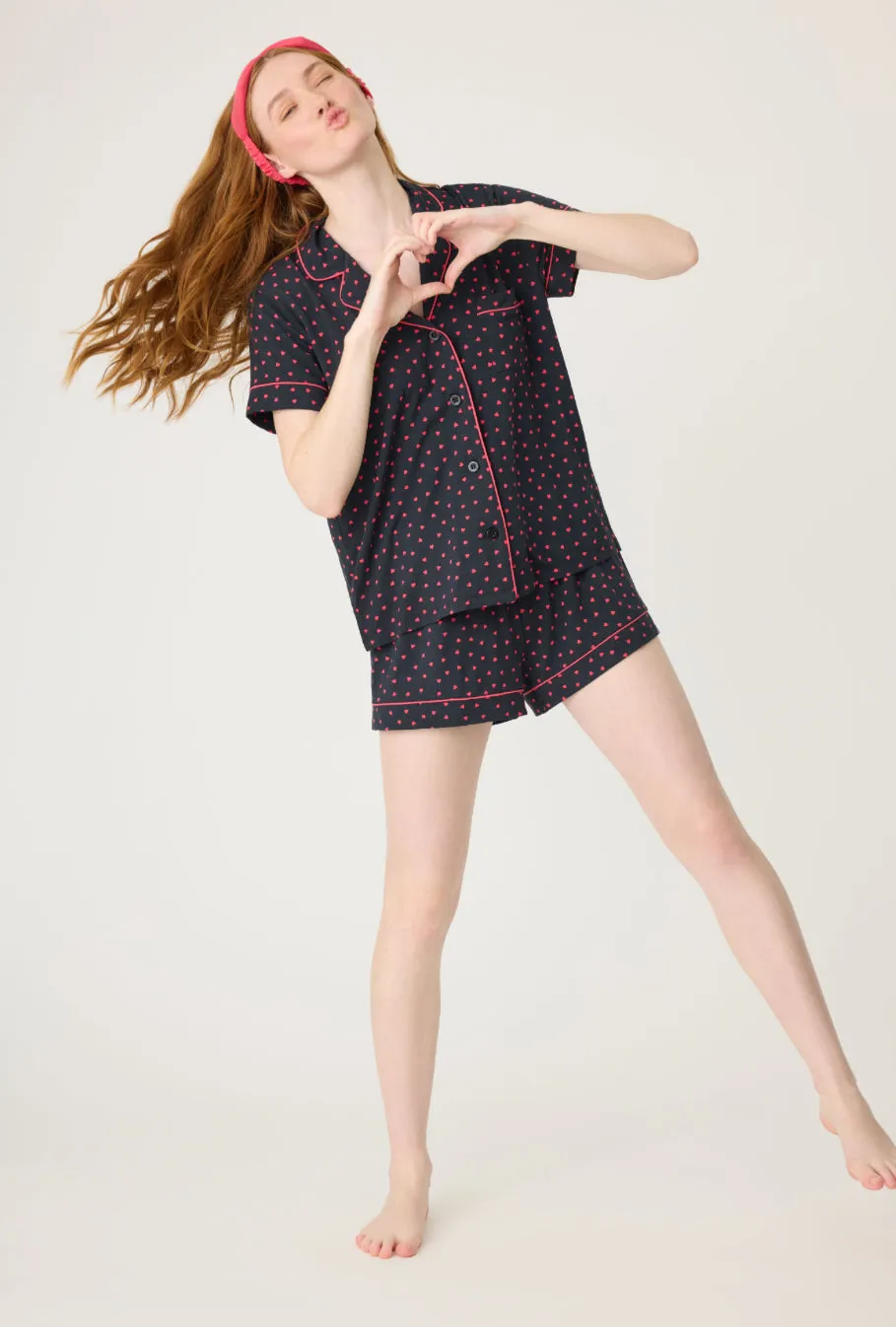Sweet Dreams PJ Set in Black