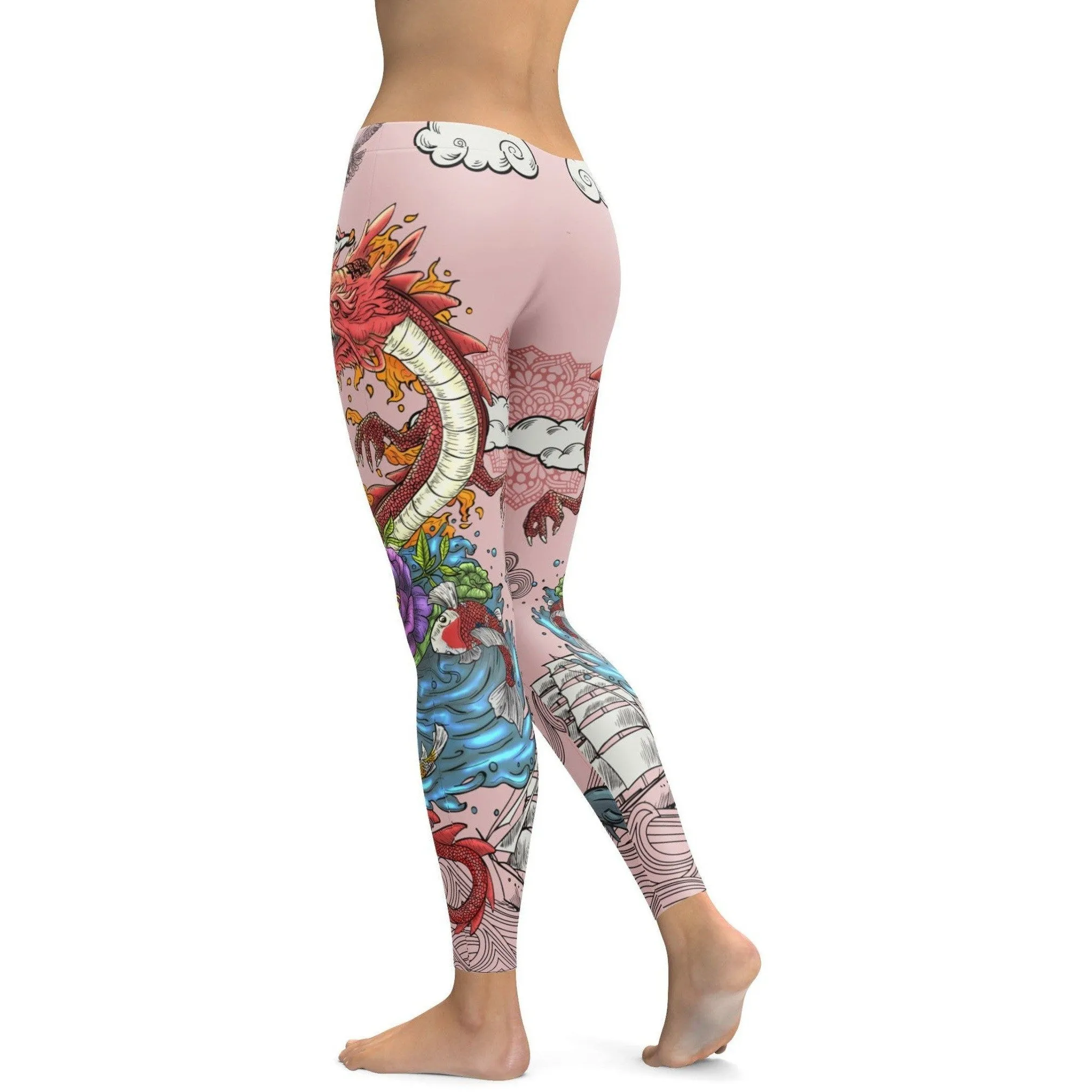 Tattooed Dragon Leggings