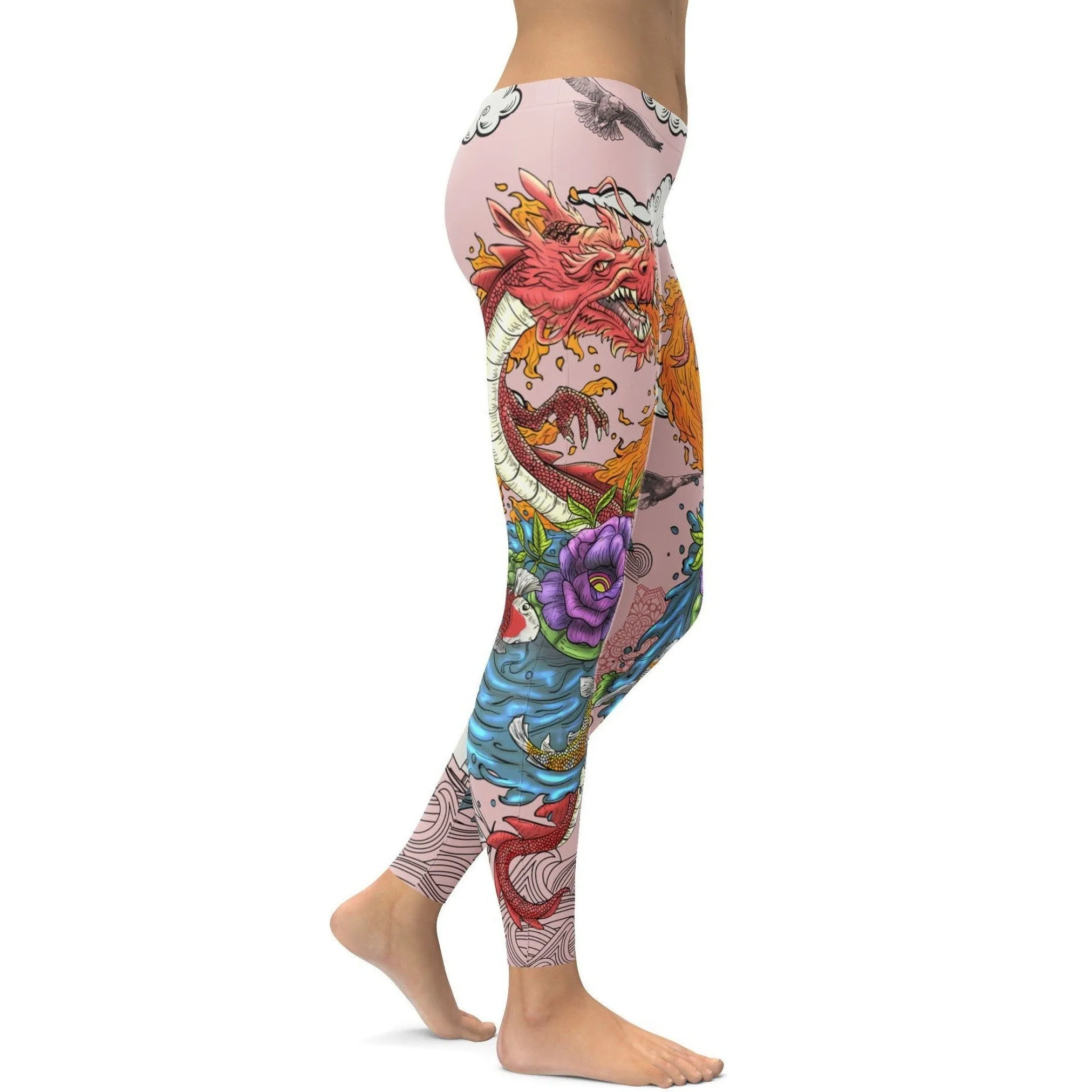 Tattooed Dragon Leggings