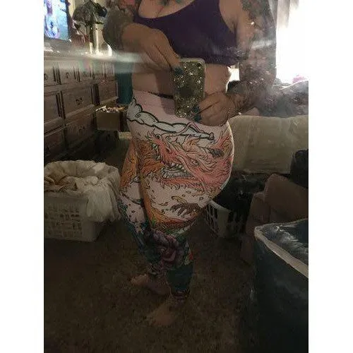 Tattooed Dragon Leggings