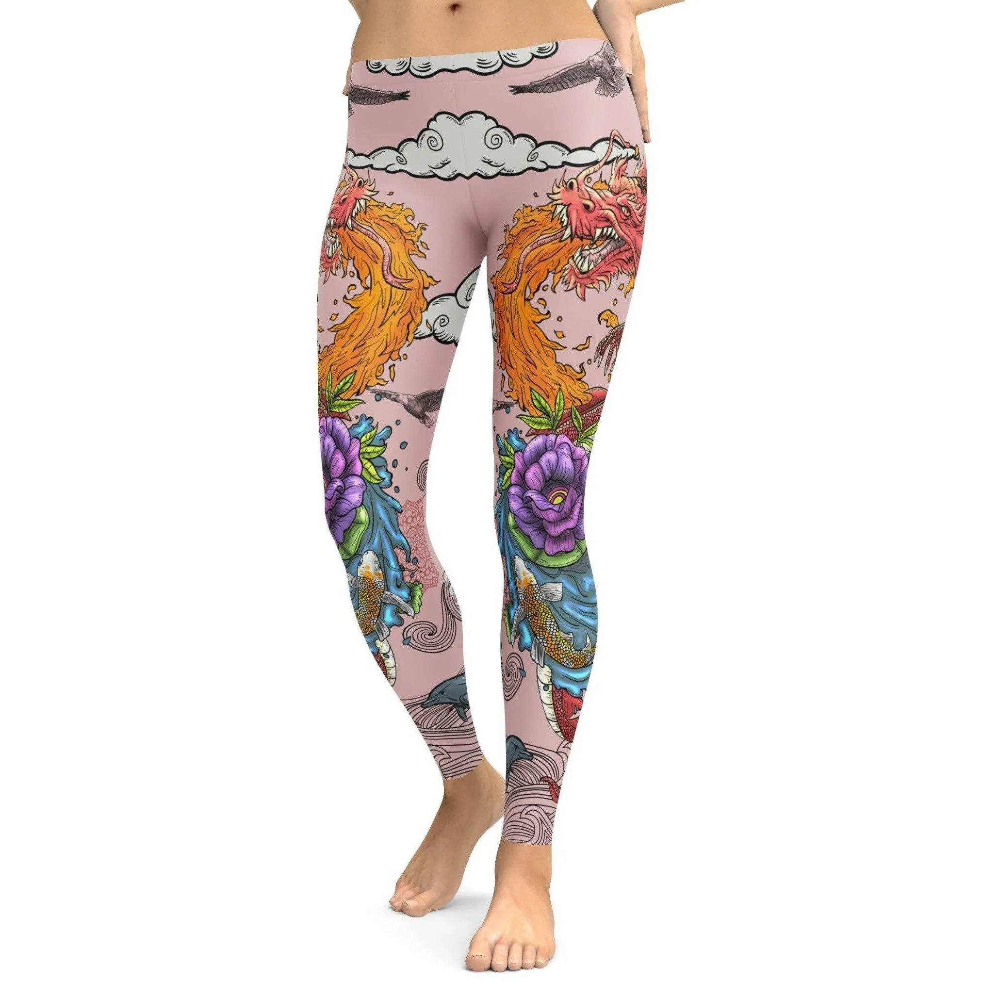 Tattooed Dragon Leggings