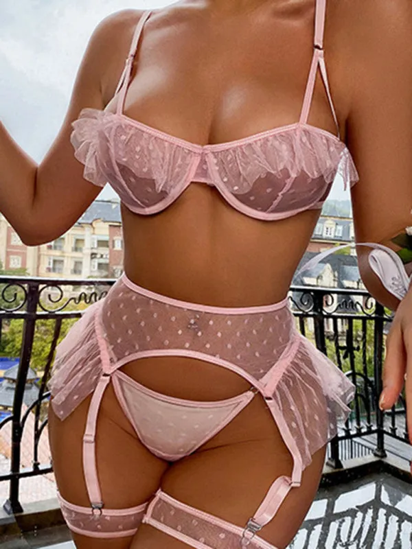 TEEK - Tempting Three-Point Bra Panty Set