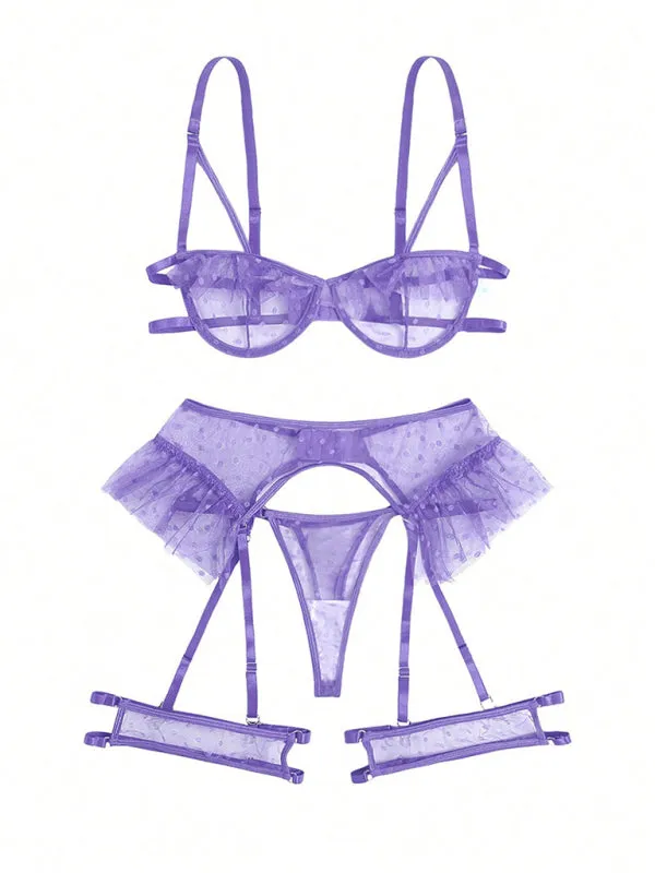TEEK - Tempting Three-Point Bra Panty Set