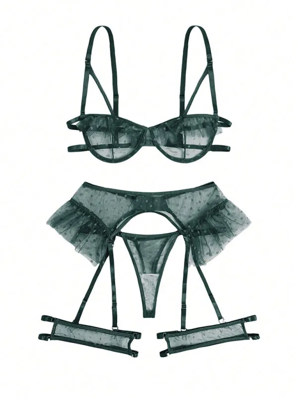 TEEK - Tempting Three-Point Bra Panty Set