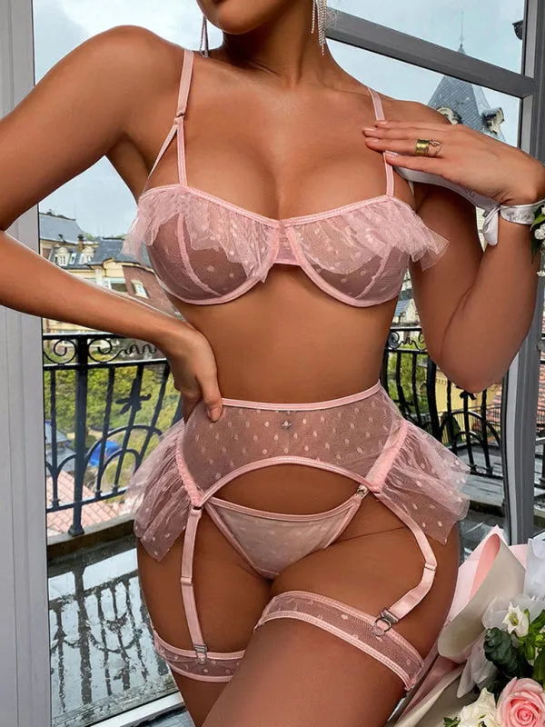 TEEK - Tempting Three-Point Bra Panty Set