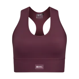 THE UTILITY SPORTS BRA-BURGUNDY